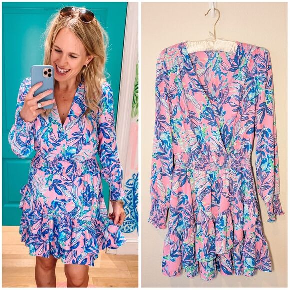 Lilly Pulitzer Dresses & Skirts - Lilly Pulitzer Cristiana Stretch Dress in Lilac Rose